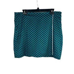 Lady Hagen woman’s blue and green patterned golf skirt‎ skort size 10